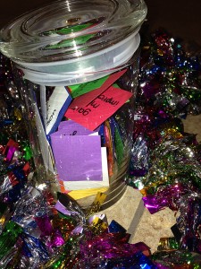 Start your jar for 2014 and collect your happy memories. Photo by Izzy Schmidt