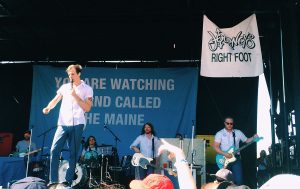The Maine kicks off the start of Warped Tour as they perform on the Journey’s Right Foot stage. Photo by Lexi Lane