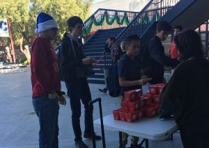 Broadcast sells Panda Express during lunch to raise money to better their program. Photo by Giana Haynia