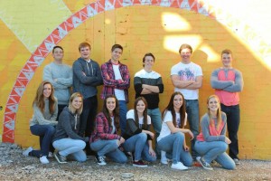 While in downtown Vegas, Coronado students smile for their Sadie’s group picture. Photo courtesy of Tayler Dickerson