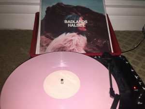 Vinyl records have made a comeback, and most come in unique colors like this one which is bubblegum pink. Photo by Lexi Lane